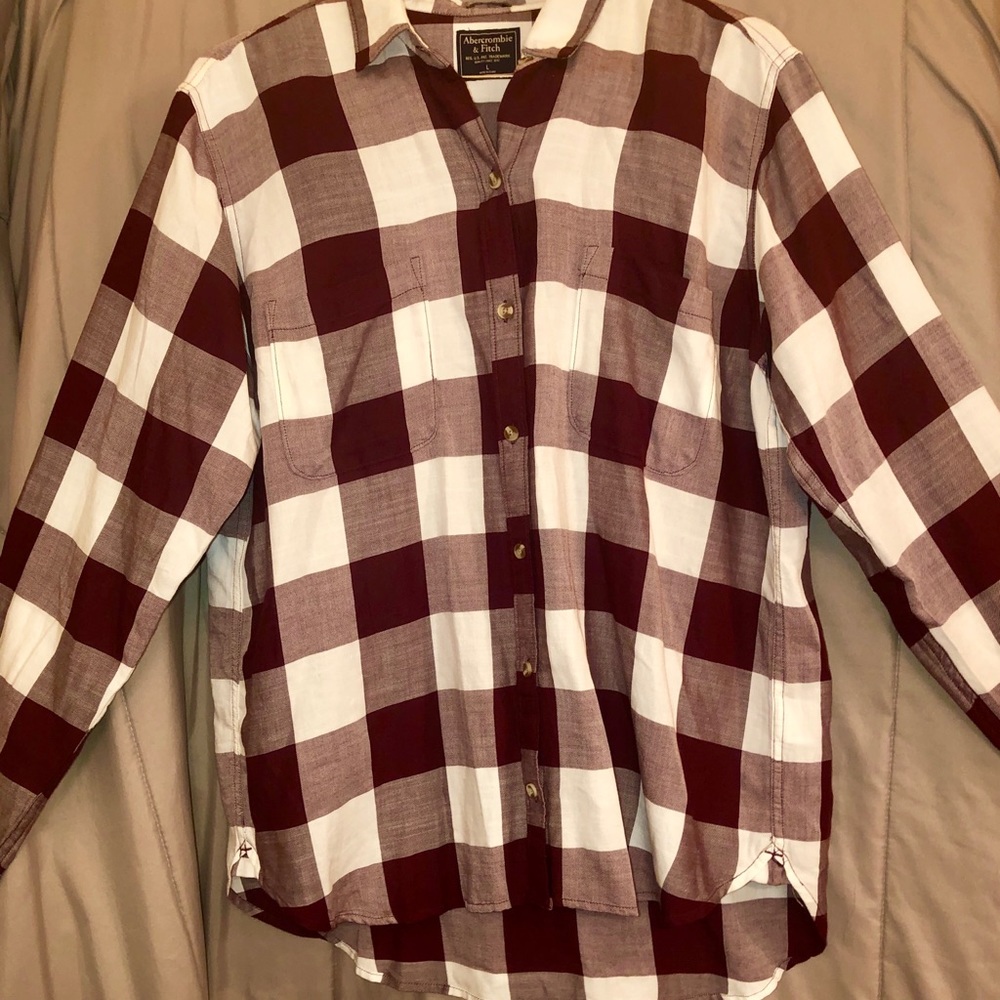 Abercrombie & Fitch large flannel button up